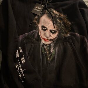 Joker hoodie Why So Serious Heath Ledger Batman The Dark Knight